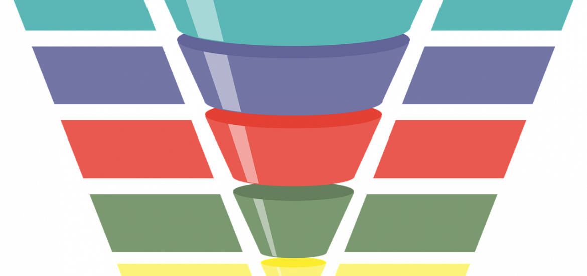 rainbow filters stacked on top of each other